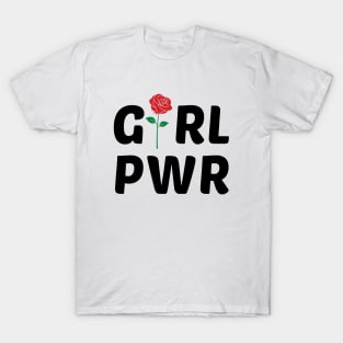 Girl Power with Rose Logo T-Shirt